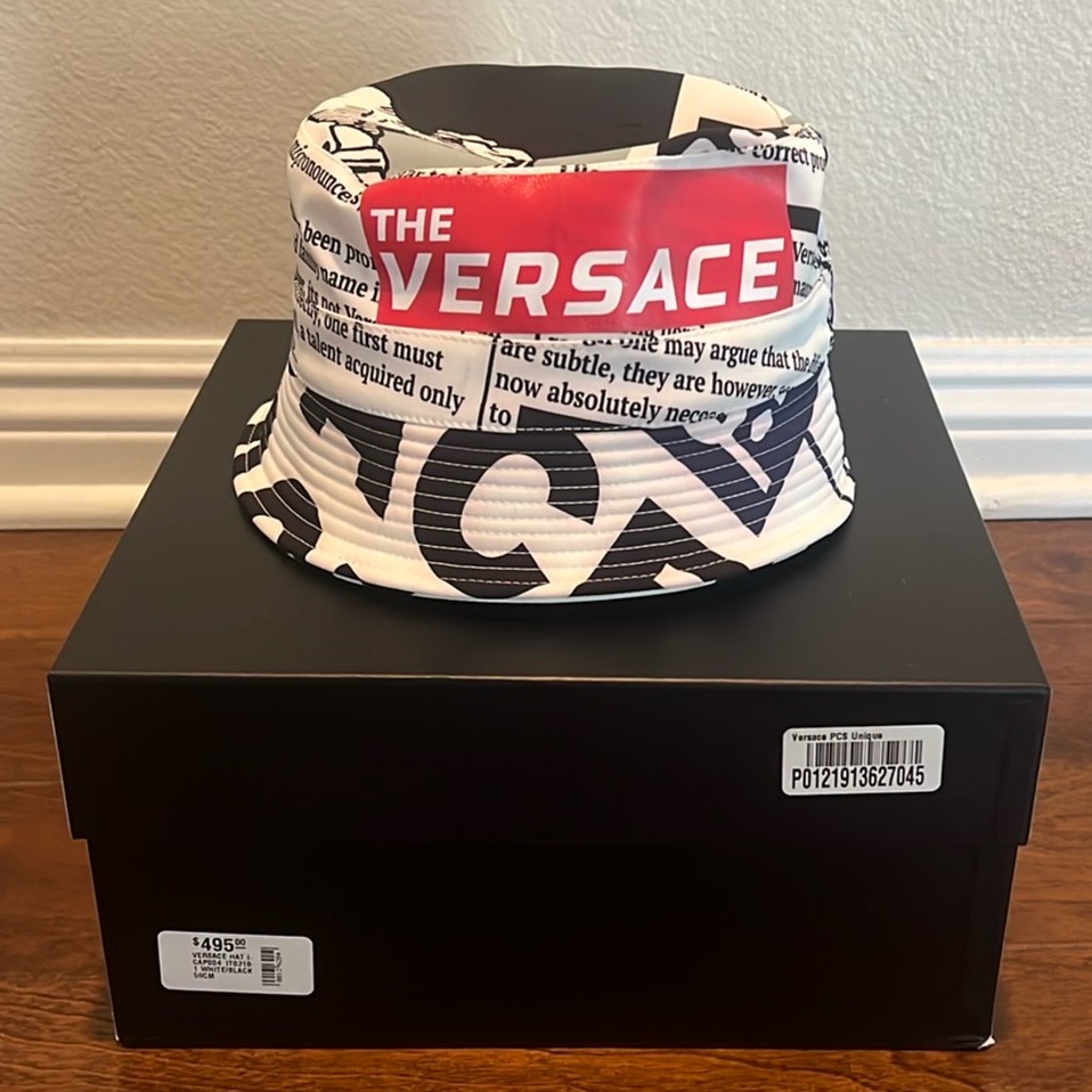 Versace bucket hat- comes with box